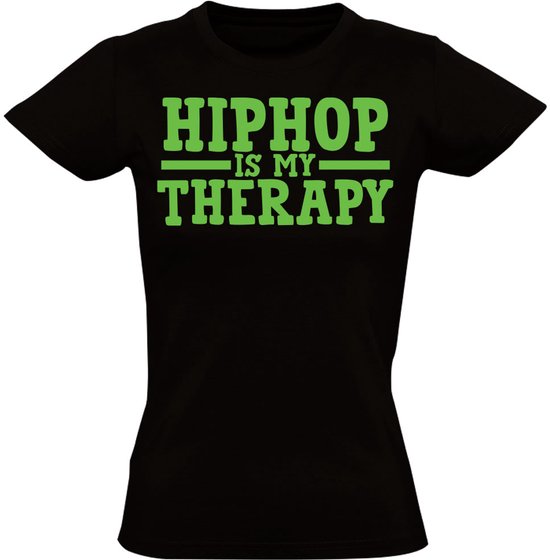 HipHop is My Therapy Dames T-shirt - rap - festival - muziek - shirt