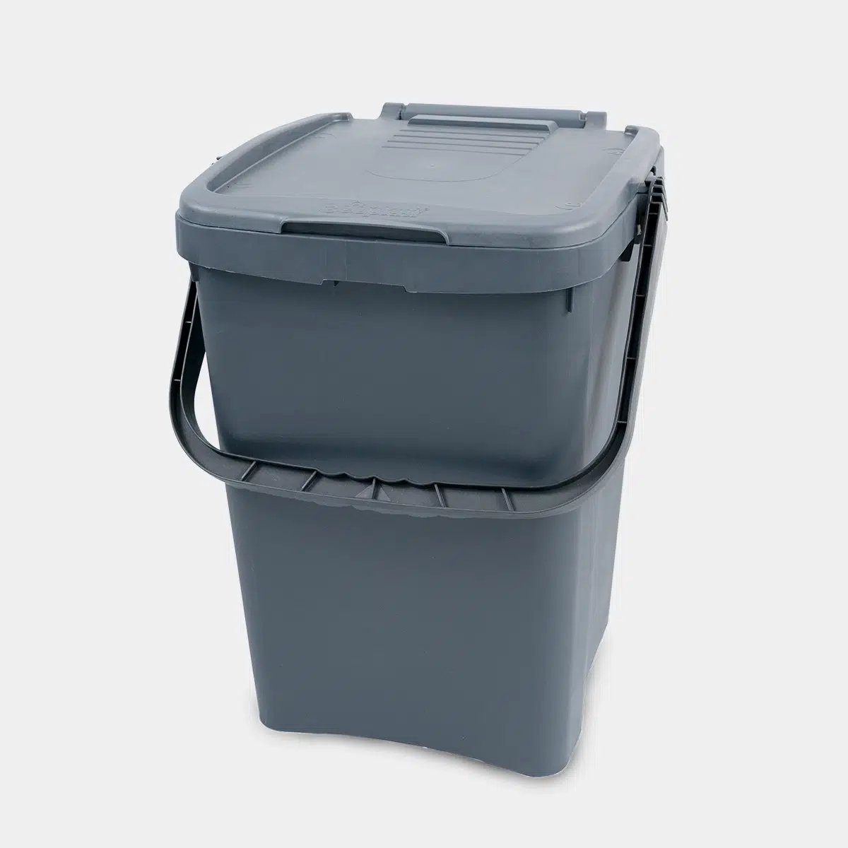 Ecoplus 50 liter afvalemmer grijs - afvalscheidingsbak - sorteerbak - afvalbak
