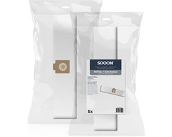 SQOON® Stofzuigerzakken Geschikt voor Nilfisk & Electrolux GD930 / E22 / UZ930 - Vervangt Originele Zak - 5 Stuks