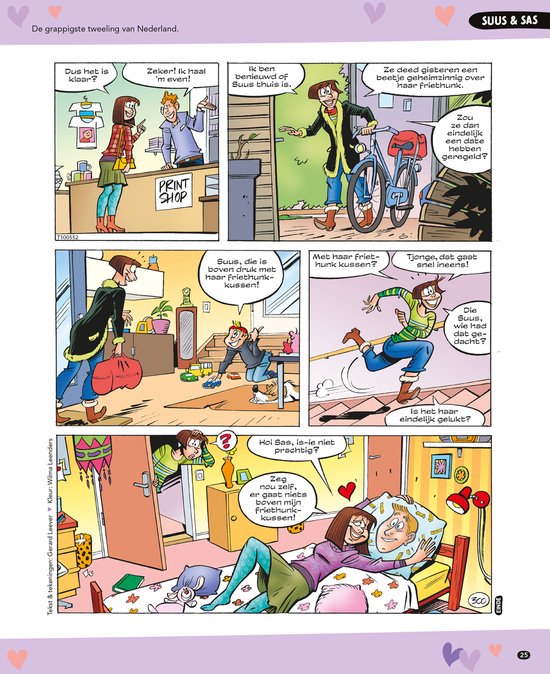Tina Boekspecial Hartjesboek - Tijdschrift met Maxime en Sophie - Vakantieboek - Winterboek - Hartjes - Meiden - Tekenen - DIY - Doeboek - Boek Meisje - Knutselen Meisjes - Invulboek - Quiz - Liefde - Besties - Zwijmelen - Strips - Quizzen - LOL