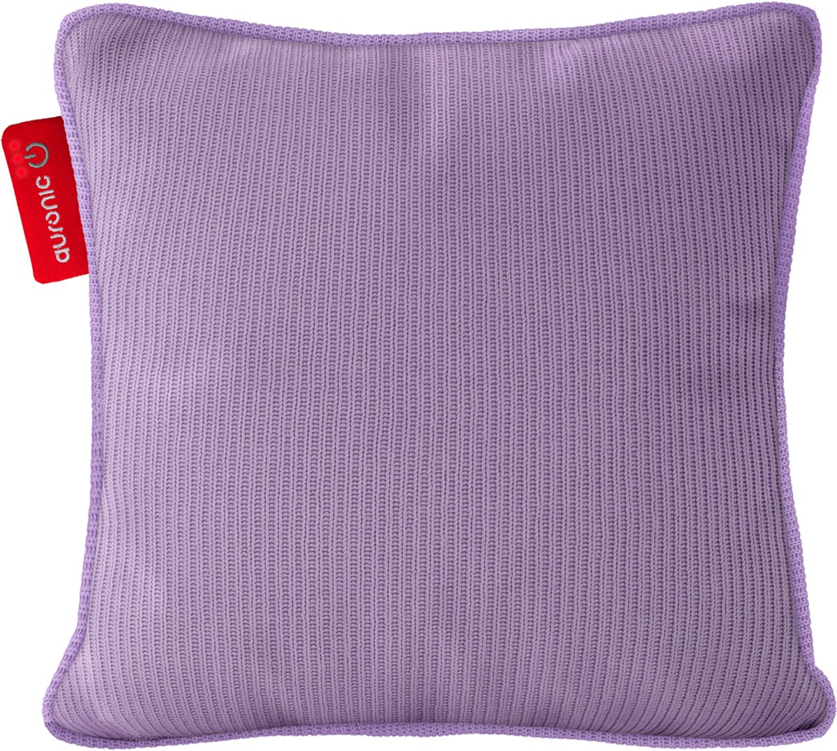 Auronic Warmtekussen - Knitted - 45x45 - Draadloos - Oplaadbaar - Elektrisch kussen - Infrarood - Paars