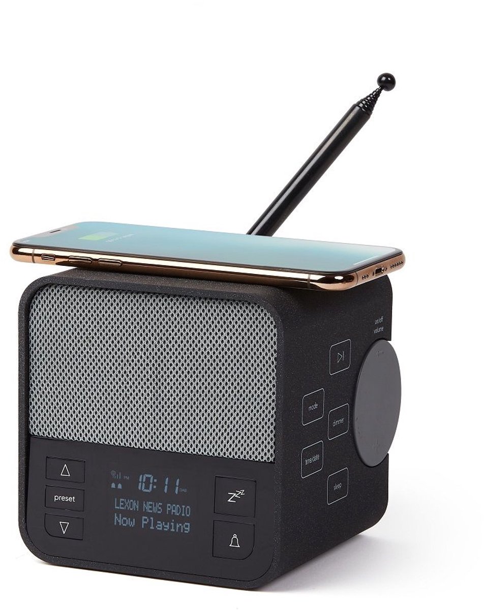Lexon - Oslo News - Multifunctionele Radio - Zwart