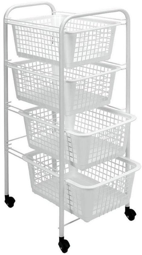 Metaltex Miami 83 X 38 X 30 Cm Acier Wit
