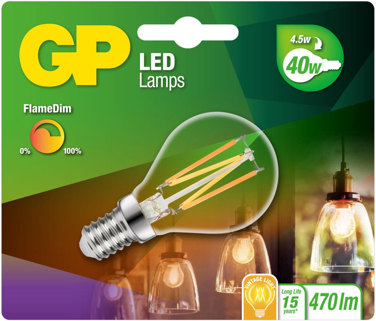 GP Lighting Gp Led Mini Globe Fila. 4w E14