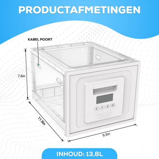 Slot voor mobiele telefoon, box band met timer, zelfdiscipline