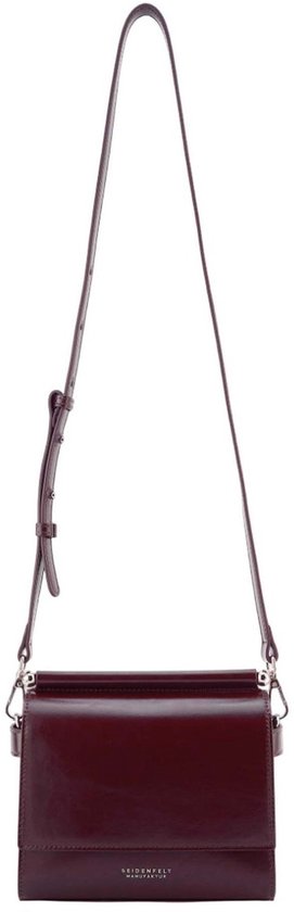SEIDENFELT MANUFAKTUR sac à épaule bandoulière Delary Boxy Crossbag Deep Red rouge foncé