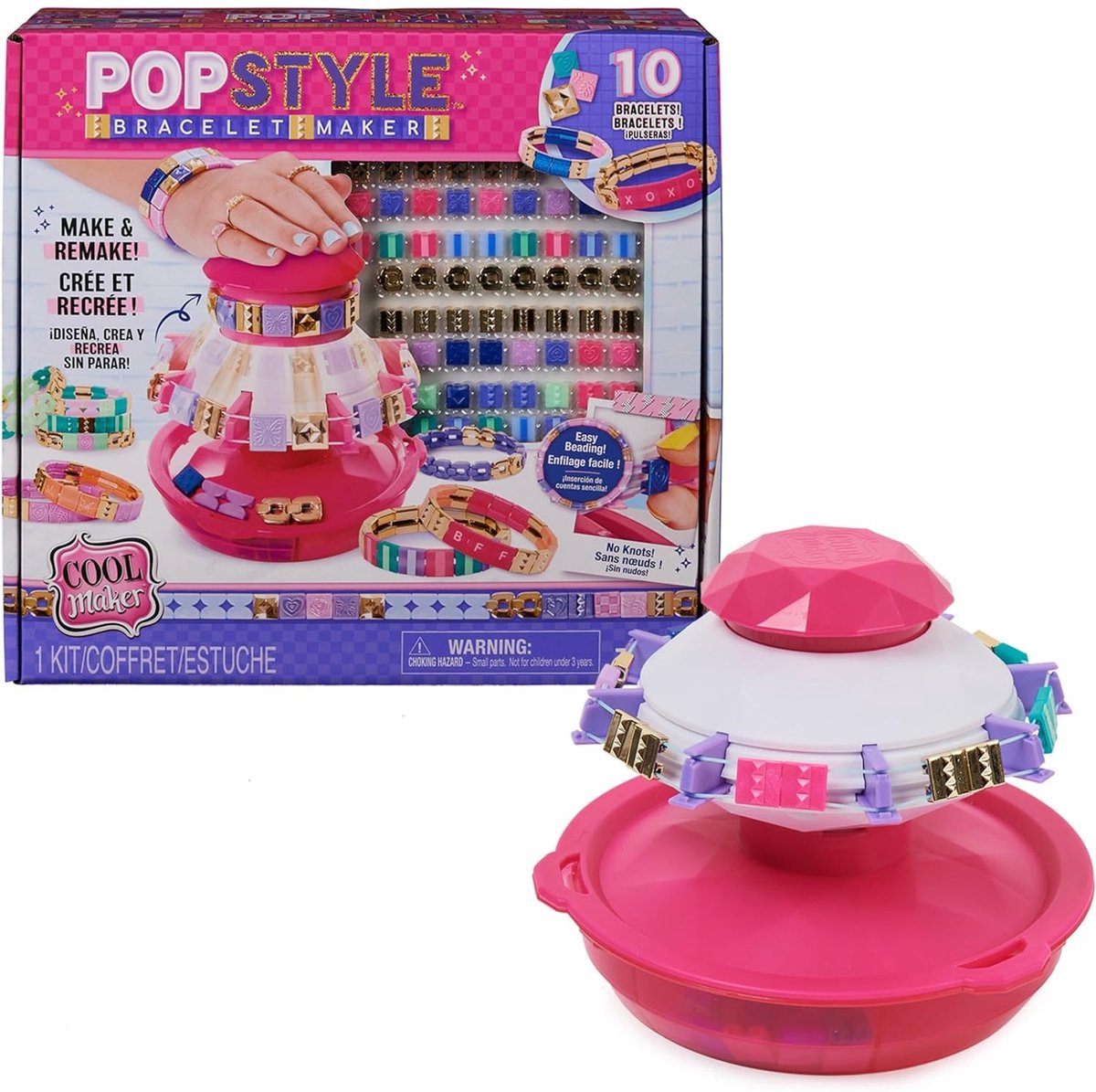Cool Maker - Pop Style Bracelet Maker – armbandjes maken met 170 stijlvolle kralen en meer - knutselen — afbeelding 2