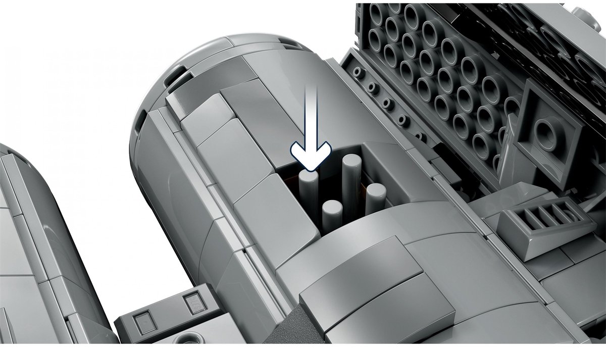 LEGO Star Wars TIE Bomber, Starfighter Modelbouwset met Darth Vader en Gonk Droid - 75347 — afbeelding 24