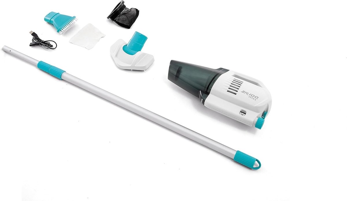 Intex ZR100 Handzaam Oplaadbaar Zwembad en Spa Stofzuiger — afbeelding 14