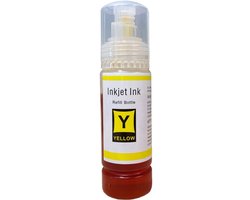 Inktkeuze 103Y - C13T00S44A Geel Huismerk inktfles compatible met Epson ECOTANK L1110 / ECOTANK L3110 / ECOTANK L3111 / ECOTANK L3150 / ECOTANK L3151 /…