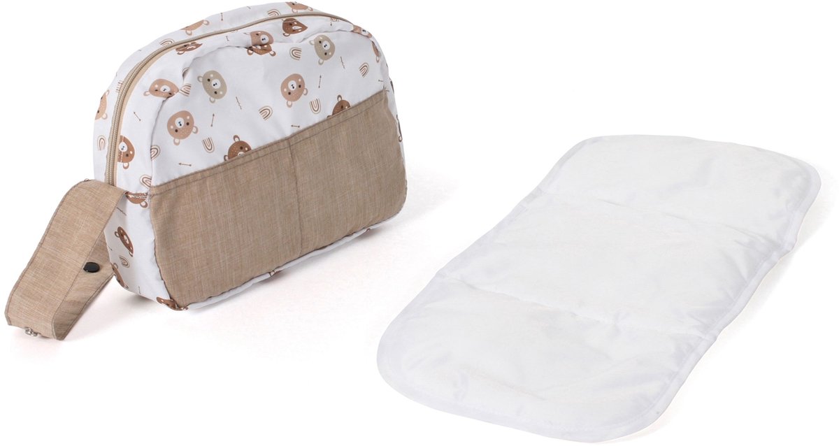 Bayer Chic 2000 - Poppen Luiertas - Beertjes Beige
