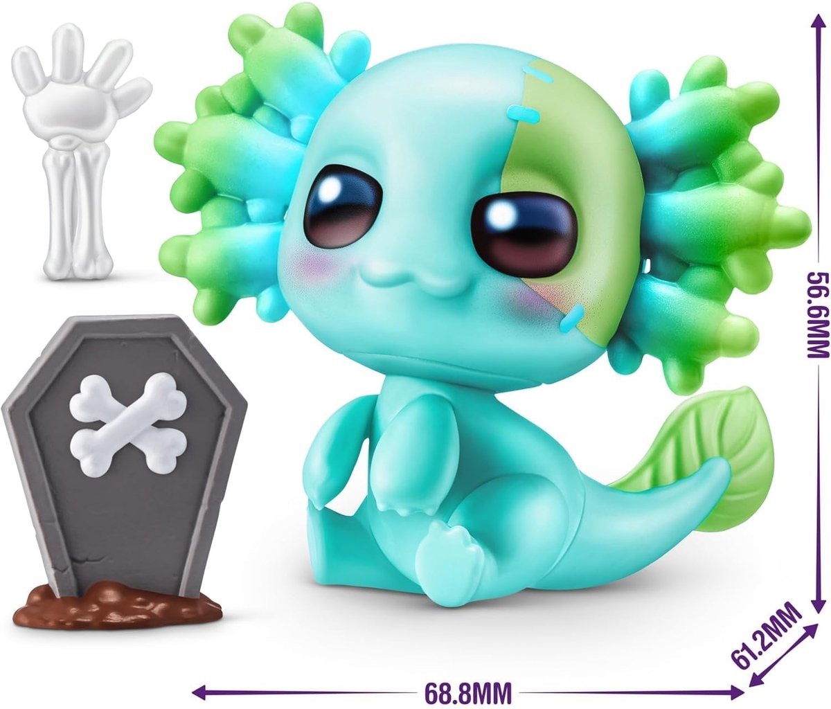 ZURU 5 Surprise A-LOT-A AXOLOTLS, PAK UIT en ONTDEK Axolotls met verrassingsthema, met 5 unieke accessoires en speelaccessoires, leuk, fantasierijk speelgoed voor kinderen, cadeau voor jongens en meisjes vanaf 3 jaar oud — cadeau in Spellen & Speelgoed - foto 2