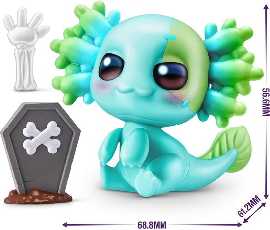 ZURU 5 Surprise A-LOT-A AXOLOTLS, PAK UIT en ONTDEK Axolotls met verrassingsthema, met 5 unieke accessoires en speelaccessoires, leuk, fantasierijk speelgoed voor kinderen, cadeau voor jongens en meisjes vanaf 3 jaar oud van Merkloos — afbeelding 2