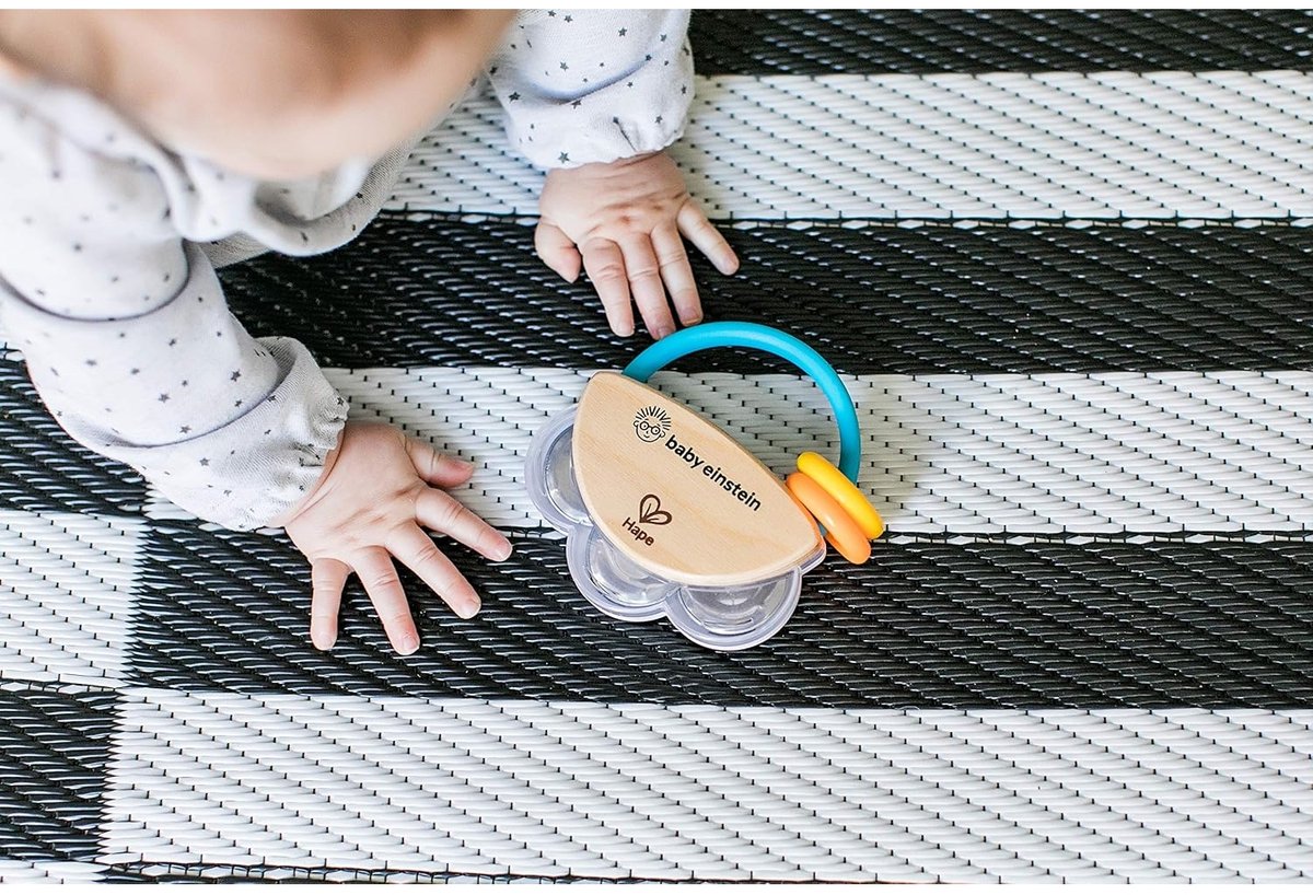 Hape - Baby Einstein - Mini Tamboerijn - vanaf 3 maanden — cadeau in Spellen & Speelgoed - foto 5