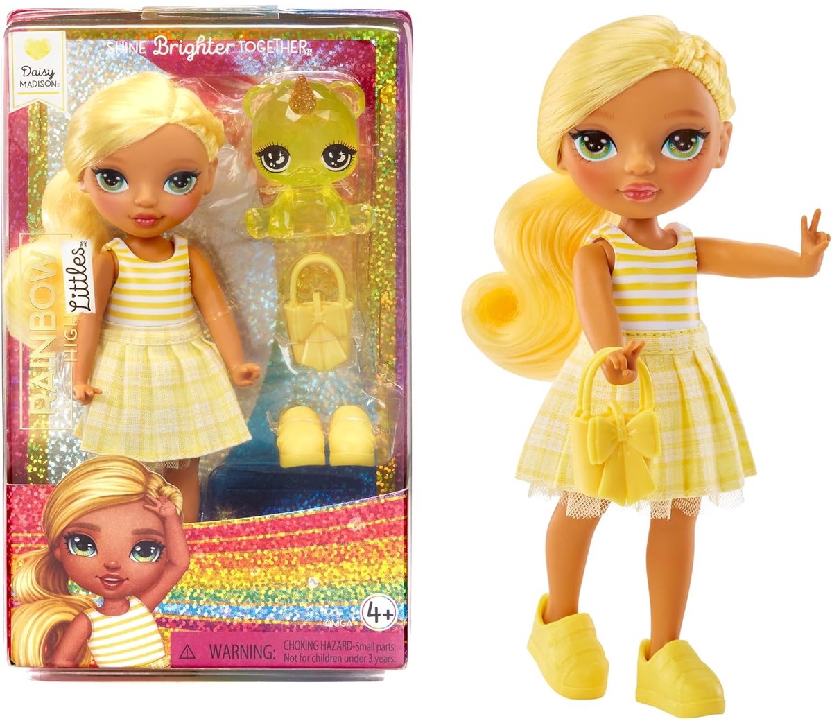 Rainbow High Littles minipop - Daisy (geel) — afbeelding 9