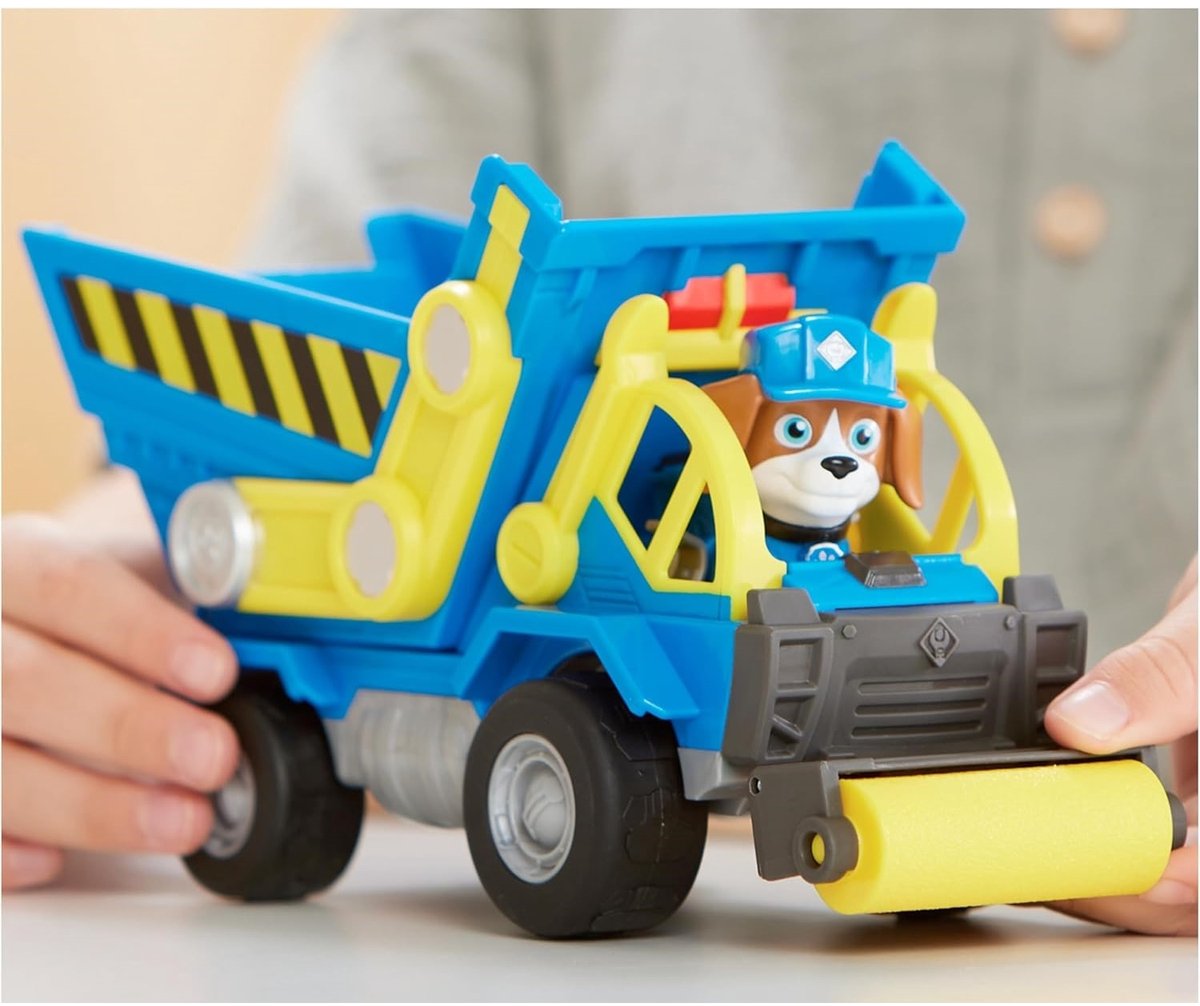 Rubble & Crew - Wheeler’s Kiepwagen met speelfiguur en beweegbare onderdelen - PAW Patrol speelgoed — afbeelding 15