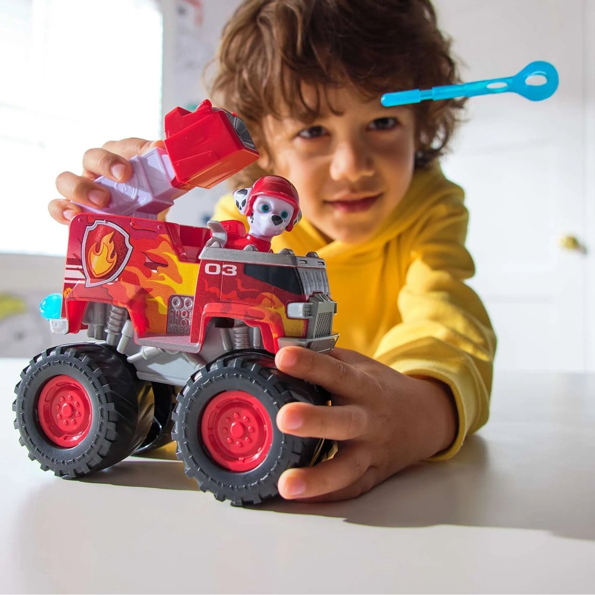 PAW Patrol Reddingswagens - Brandweerauto met Marshall speelfiguur - Speelgoedauto — afbeelding 12