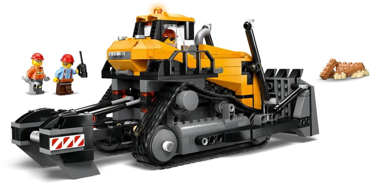 LEGO® City Gele Bulldozer, Bouwplaatsvoertuig - 60466 — afbeelding 18