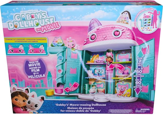 La Maison de poupées de Gabby, le film – La maison de poupées miaou-mazing de Gabby avec figurine et Accessoires de vêtements pour bébé