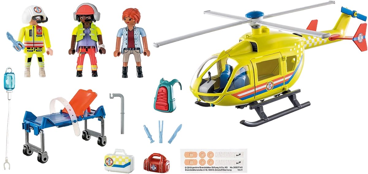PLAYMOBIL City Life Reddingshelikopter - 71203 — afbeelding 10