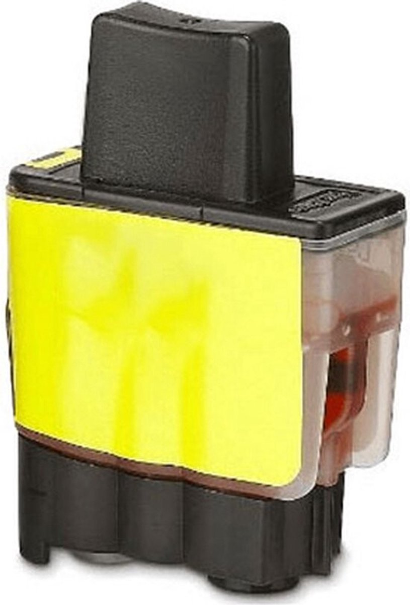 LC-900 XL Geel - Huismerk inktcartridge compatible met Brother DCP 110 \ DCP 110C \ DCP 115C \ DCP 117C \ DCP 120C \ DCP 310C \ DCP 310CN \ DCP 315CN \ DCP 340CW \ Fax 1835C \ Fax 1840C \ Fax 1940CN \ Fax 2440C \ MFC 210 \ MFC 210C \ MFC 215