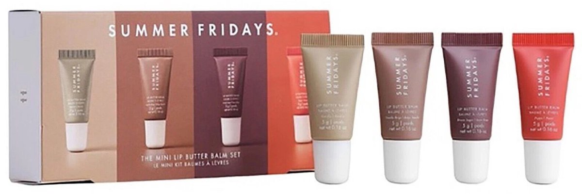 Summer Fridays The Mini Lip Butter Balm Set