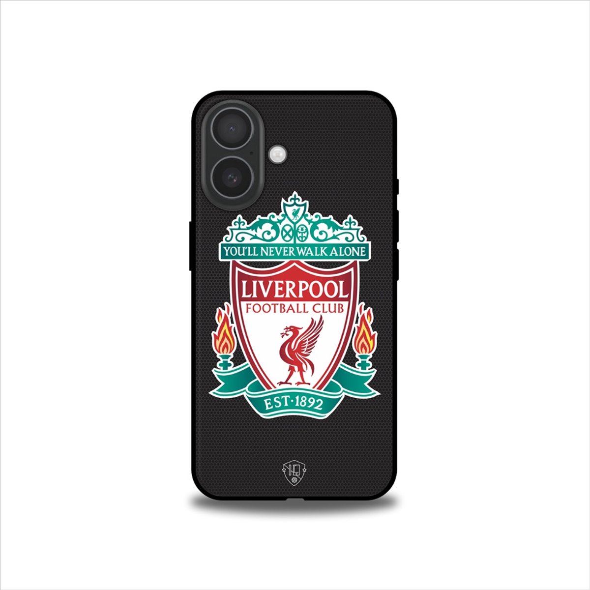 Liverpool telefoonhoesje Apple iPhone 16 - Backcover Softcase - Zwart