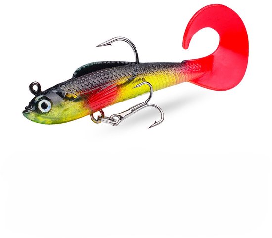 Kunstaasset – pluggen met haak - Kunstaas set voor roofvis - Softbaits – Visloodjes - Vishaken - Vis spullen - incl. Tacklebox - perfect voor snoek / baars -LOUZIR — afbeelding 4