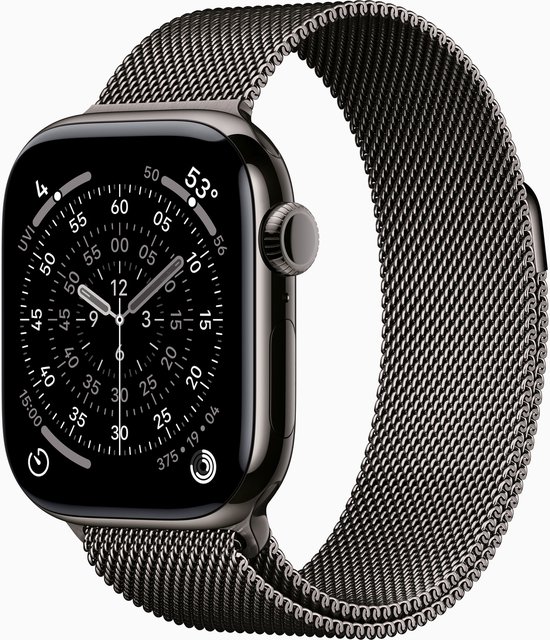 Apple Watch 11 - Wifi + 5G - 42mm - Slate Titanium Case with Slate Milanese Loop
