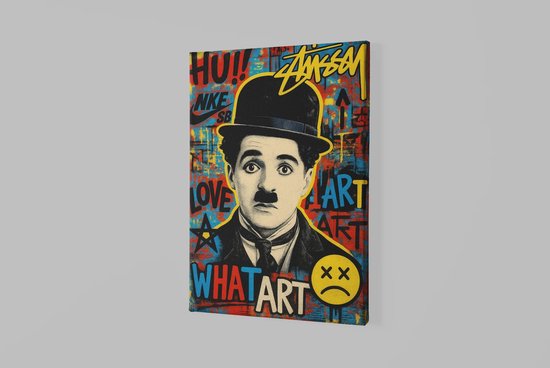 Peinture sur toile - Joker Smoking - Décoration murale - 60x40x2 cm