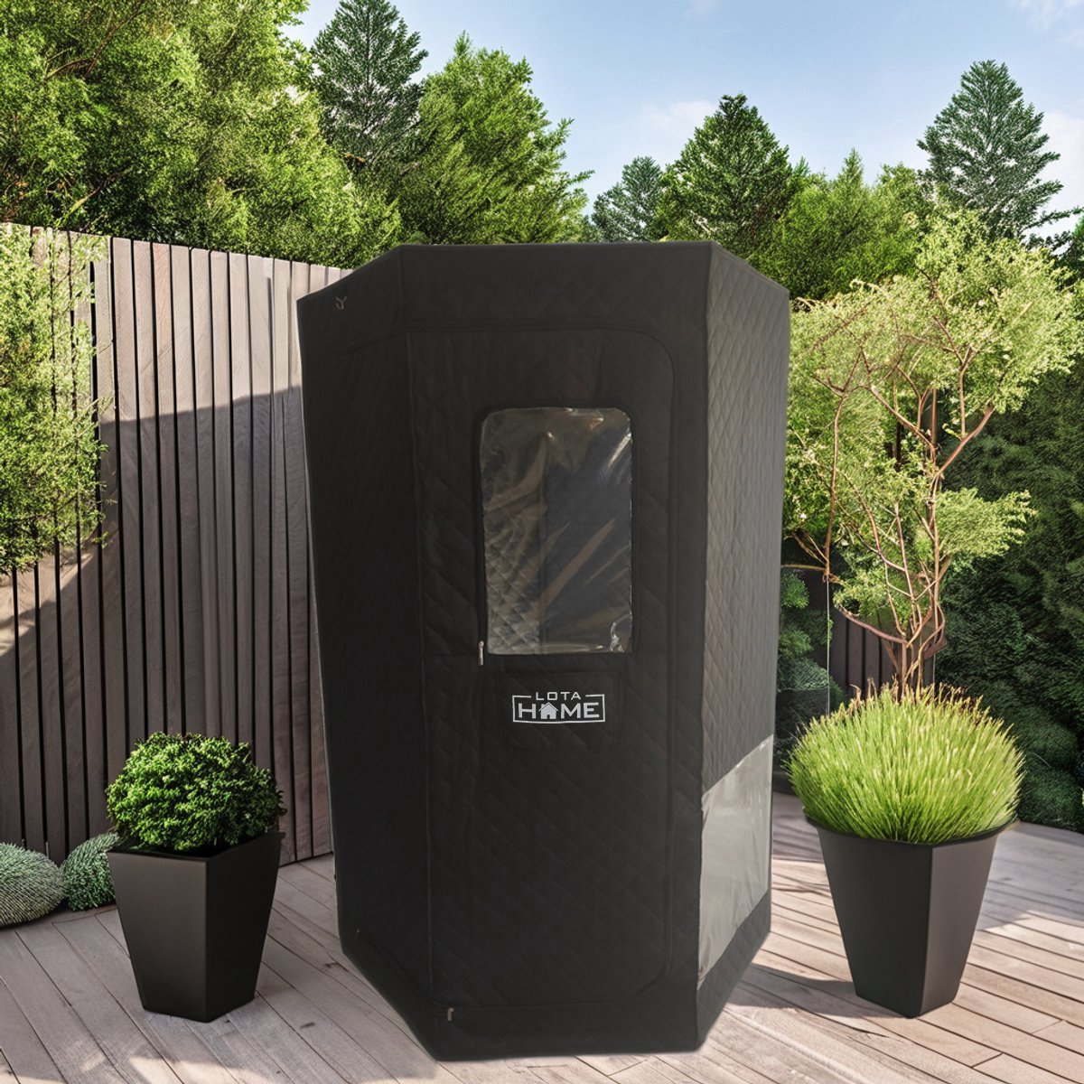 LotaHome Mobiele Sauna - draagbare stoomsauna, 9 standen thumbnail 4