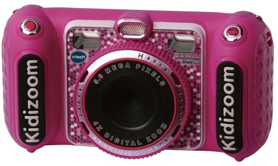 VTech KidiZoom Duo DX Kindercamera - 10-in-1 Interactieve Speelgoed Camera - Cadeau - Kinderspeelgoed 4 Jaar tot 10 Jaar - Roze