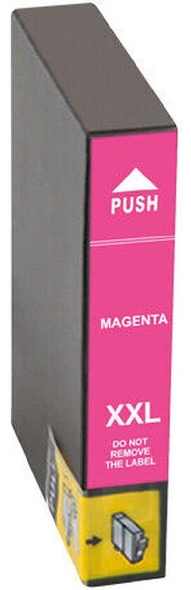 T0713 Magenta huismerk Inkt Cartridges | Compatible voor Epson T0713 Magenta | Geschikt voor Epson Stylus D120, DX: 4050, 4000, 4450, 5000, 5050, 6000, 6050, 7000F, 7400, 7450, 8400, 8450, 9400F. B40W, BX: 300F, 310F, 600FW, 610F. S20, S21.