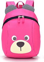 Mini rugzak | voor kinderen | schooltas | beer | roze