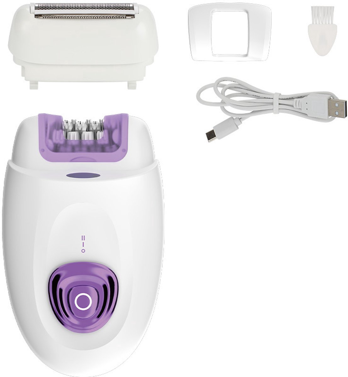 Elektrisch 2-in-1 Dames Scheerapparaat met Trimmer - Elektrisch - €27,29