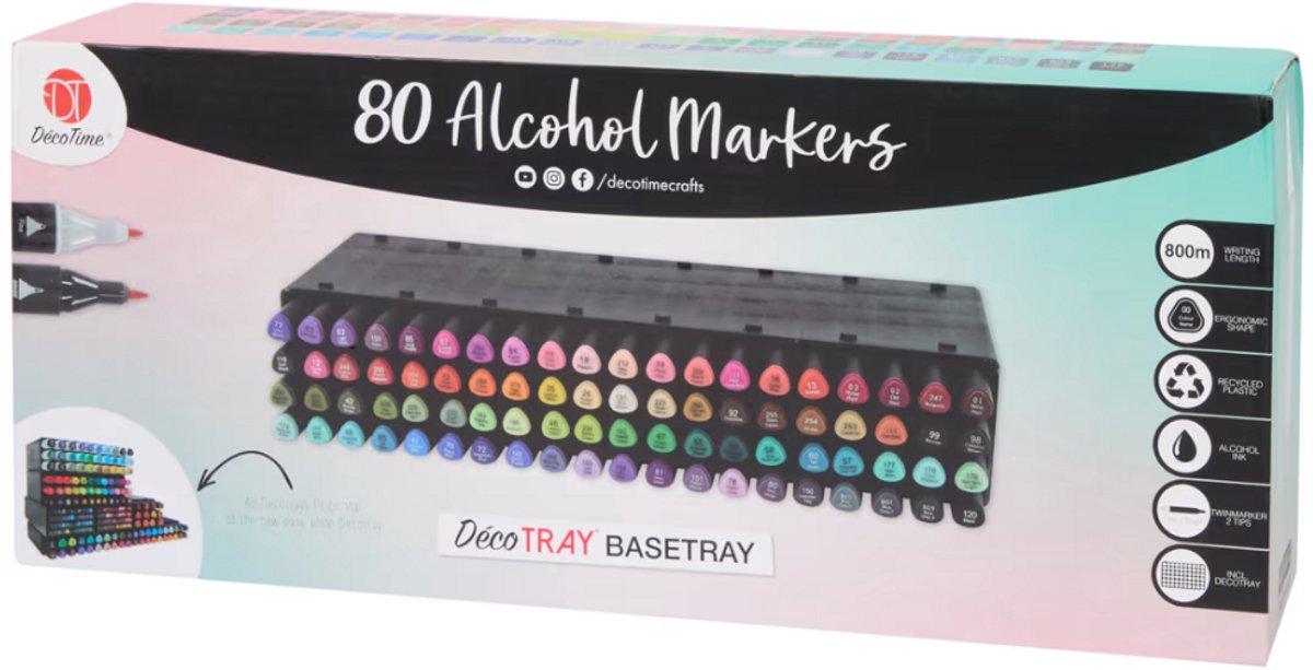 80 alcohol markers