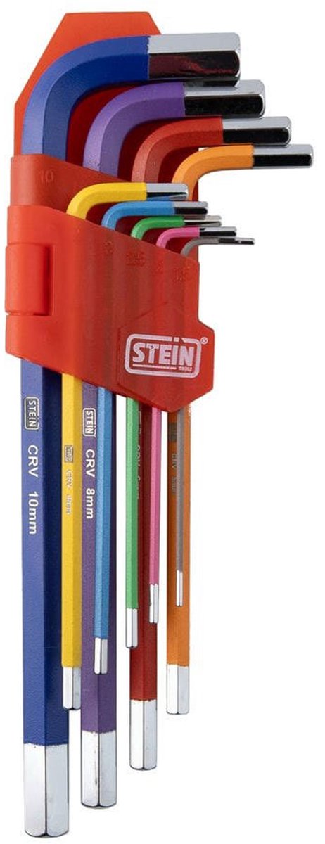 Stein Long 9 Pieces Inbussleutelset Veelkleurig
