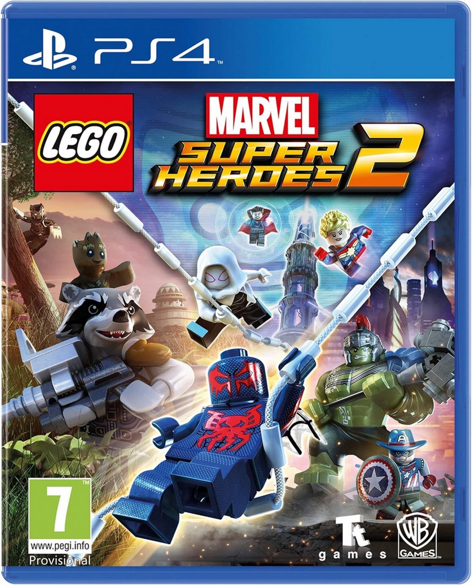 Warner Bros LEGO Marvel Super Heroes 2, PlayStation 4, 10 jaar en ouder, Fysieke media