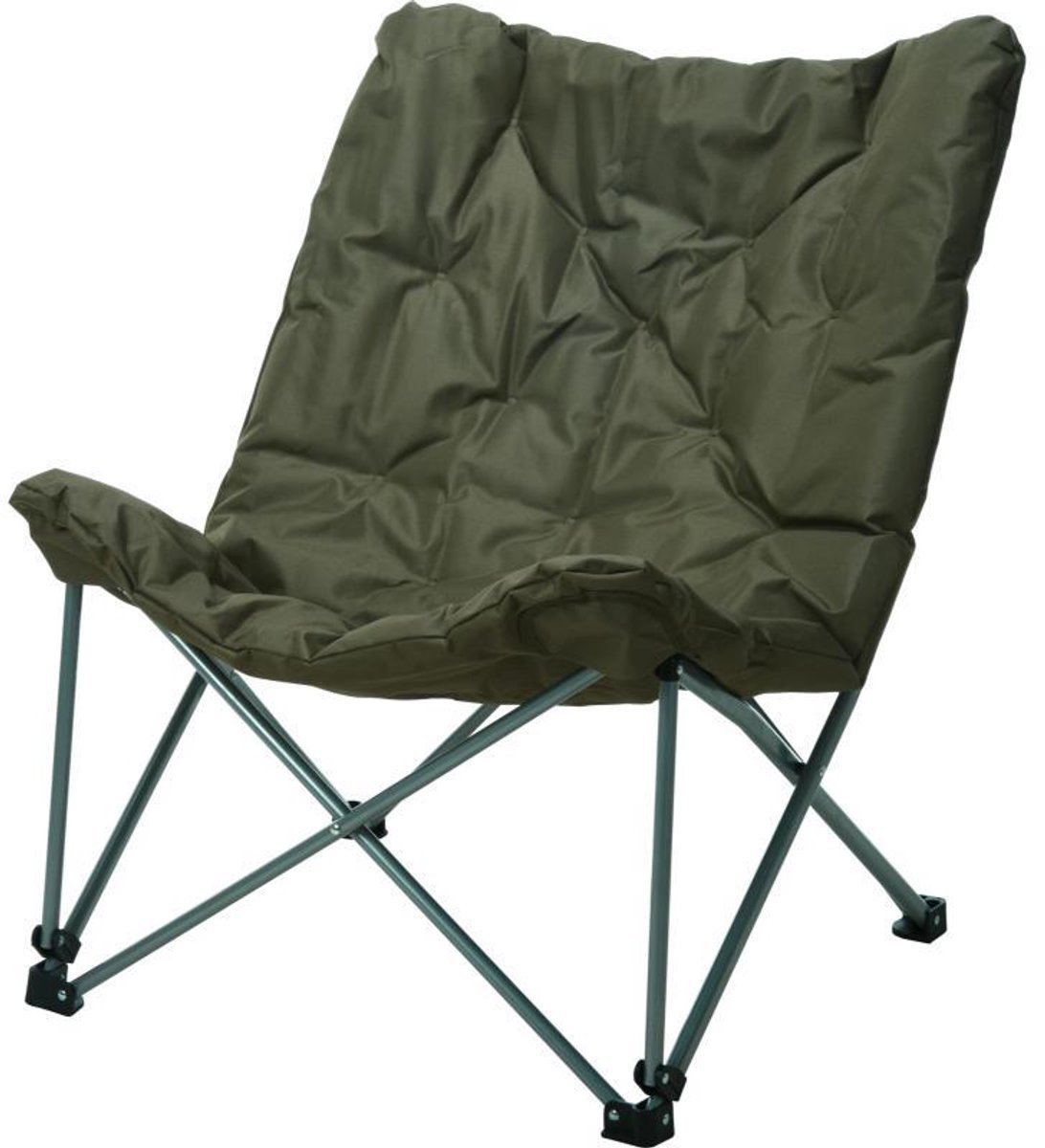 Redcliffs - Campingstoel - Extra stevig - Invouwbaar - Met kussen - 2 stuks - Groen