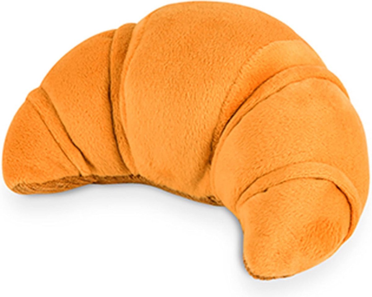 Thuys – Croissant Knuffel – Kmuffel – Croissant – 16 X 12 X 8cm – Lichtbruin