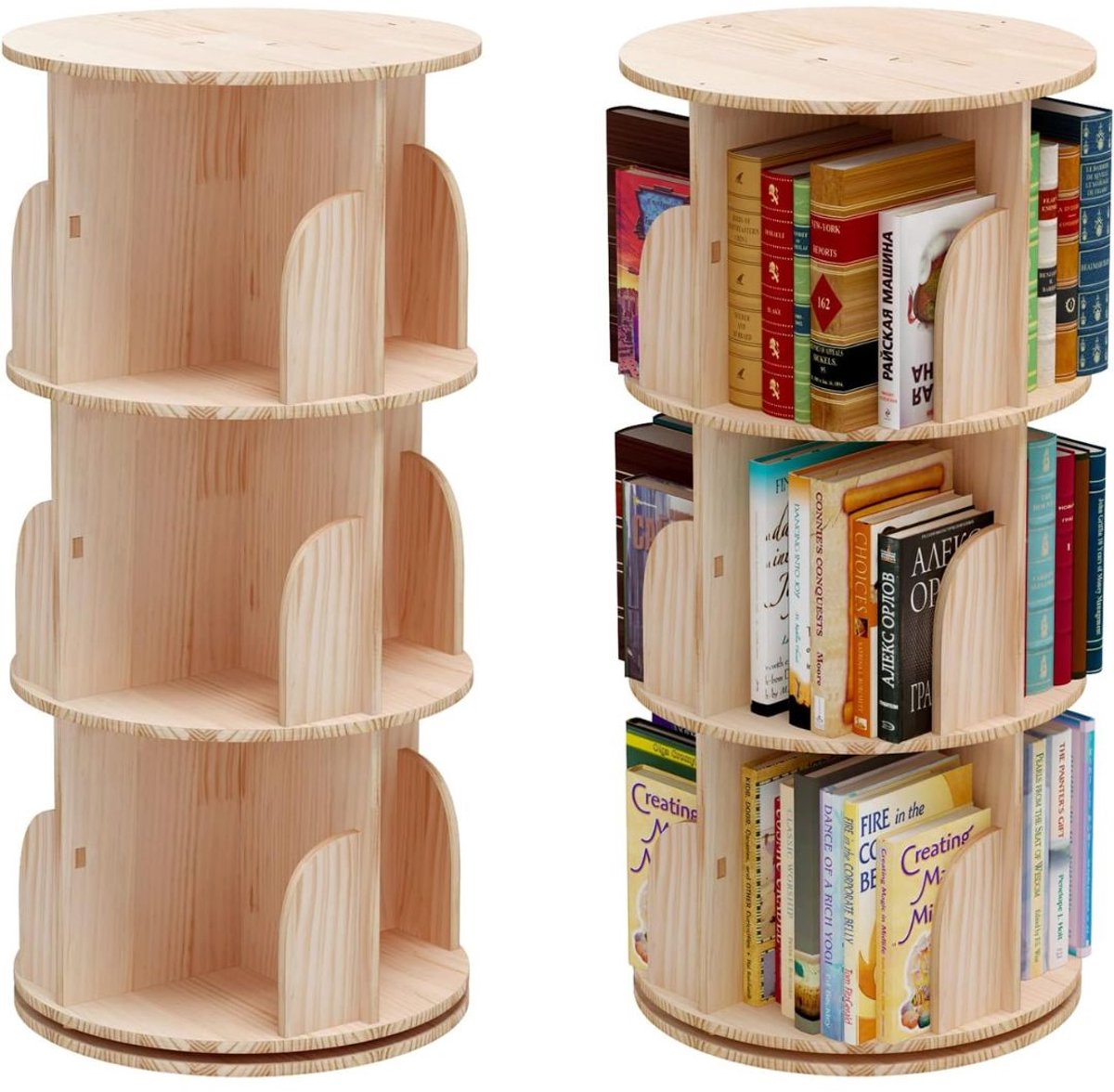 MKSS® Kinderboekenkast - Boekenrek Kinderkamer - Montessori Kinderkast
