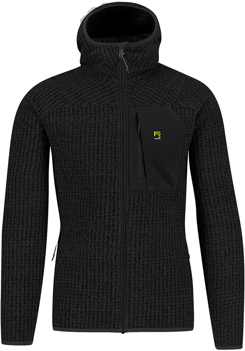 Karpos Rocchetta Evo Fleece Met Volledige Rits Man Zwart