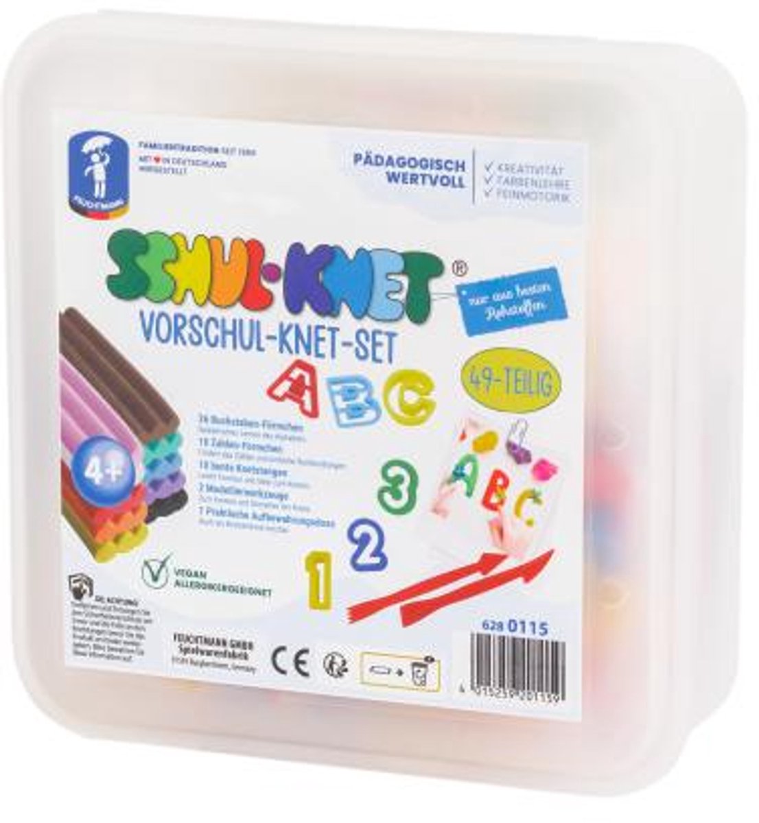 Feuchtmann - SCHUL-KNET - 628 0115 - kleuterset - 49 stuks