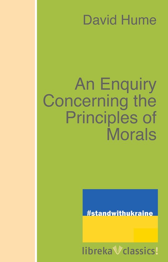 An Enquiry Concerning the Principles of Morals - cover