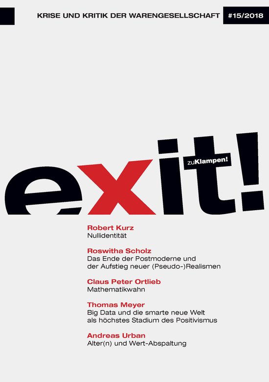 exit! Krise und Kritik der Warengesellschaft - cover
