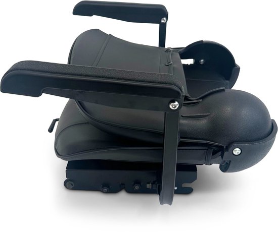 COMFYGO MS3000 PLUS Elektrische scootmobiel, 4 wielen, maximale snelheid 18 km/u, 10,4 Ah Lithium-ion accu, Actieradius tot 25 km, Blauw, Grote stoel