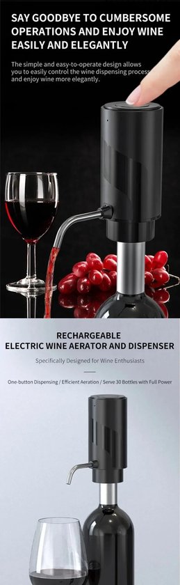 ecooe Wijnkaraf wijnbeluchter, druppelvrij, snel rode wijn, decanteerder, decanteerschenktuit met voedselveilige