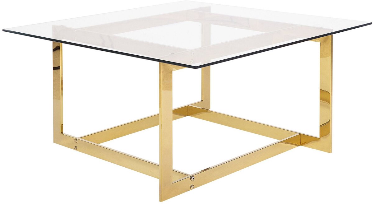 CRYSTAL - Salontafel - Goud - Glas