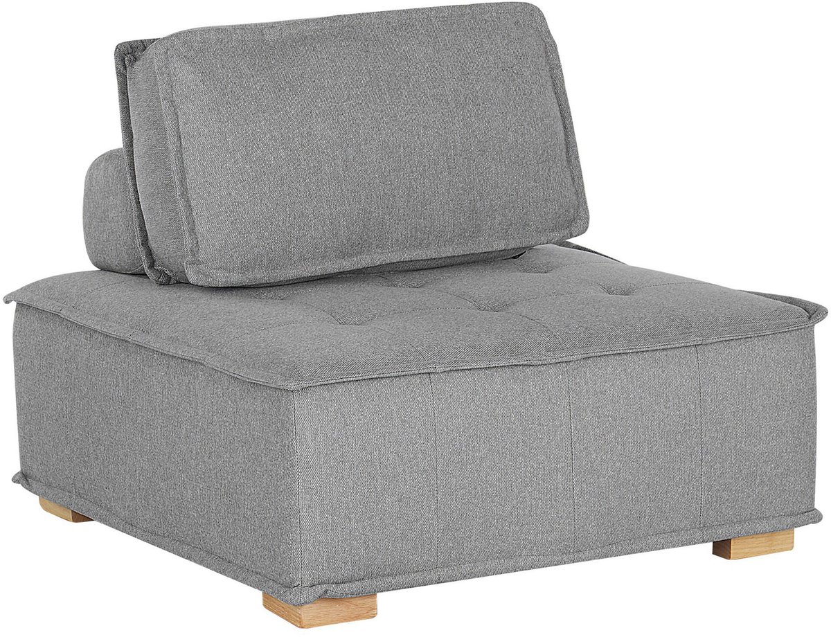 TIBRO - Fauteuil - Grijs - Polyester