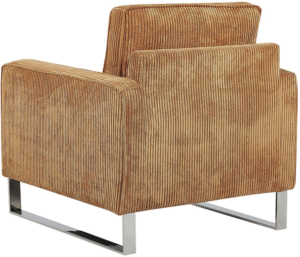 VIND VIND Lichtbruin Corduroy Fauteuil - afbeelding 3